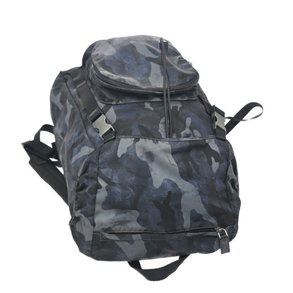 Prada Backpack Camouflage Nylon Blue — view 6