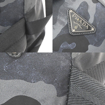 Prada Backpack Camouflage Nylon Blue — view 8