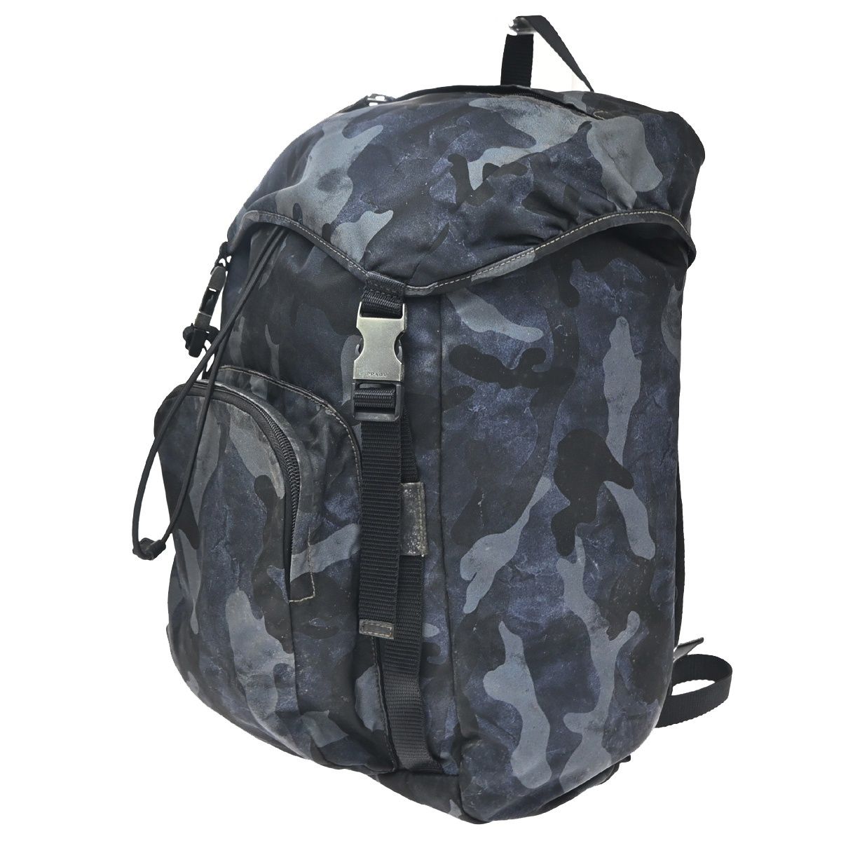 Prada Backpack Camouflage Nylon Blue — view 2