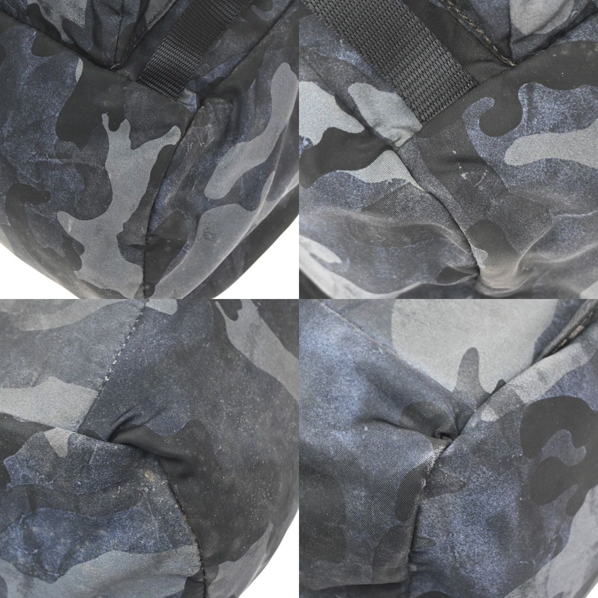 Prada Backpack Camouflage Nylon Blue — view 7