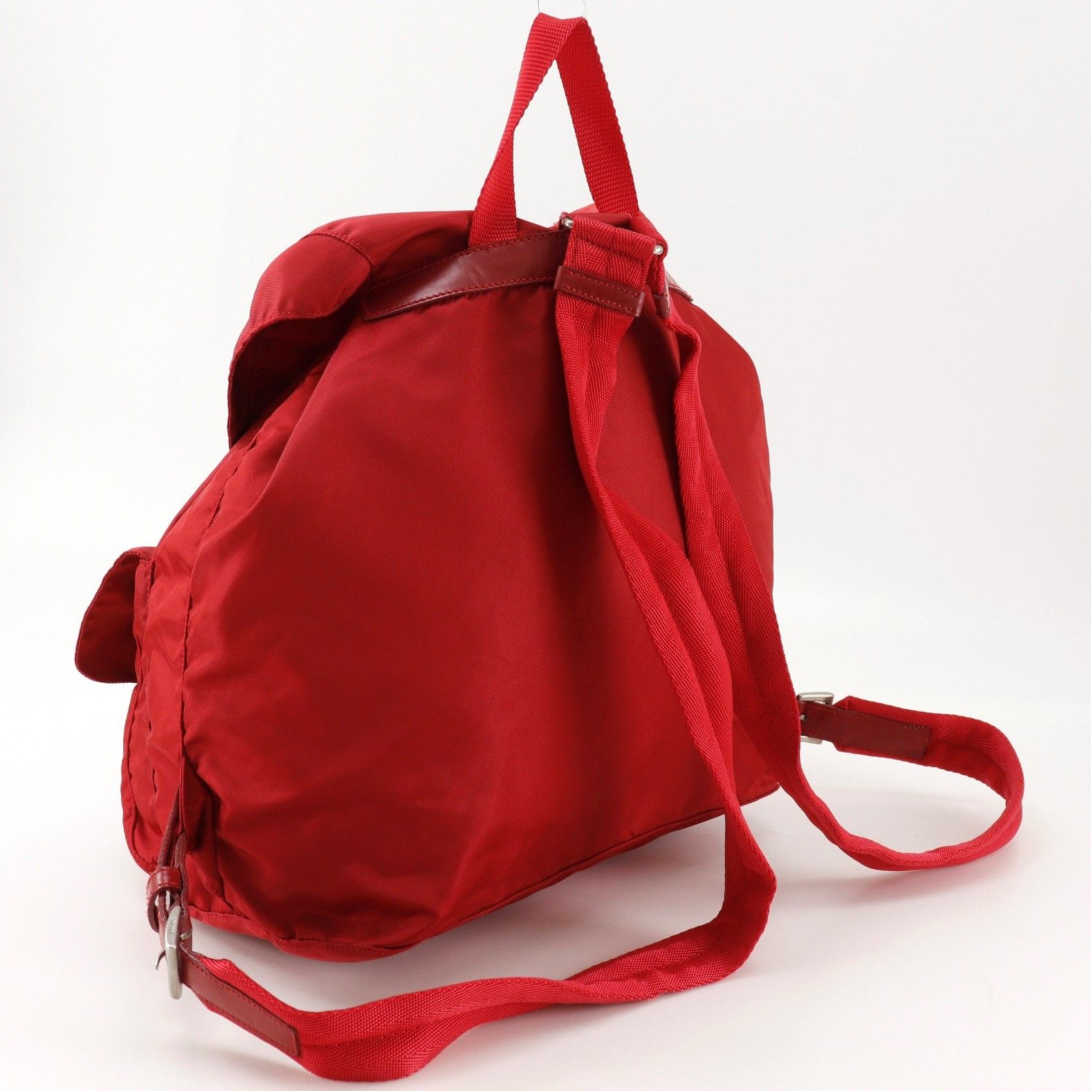 Prada Nylon Red Backpack — view 3