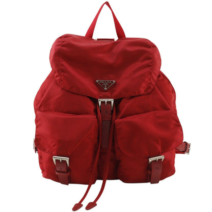 Prada Nylon Red Backpack