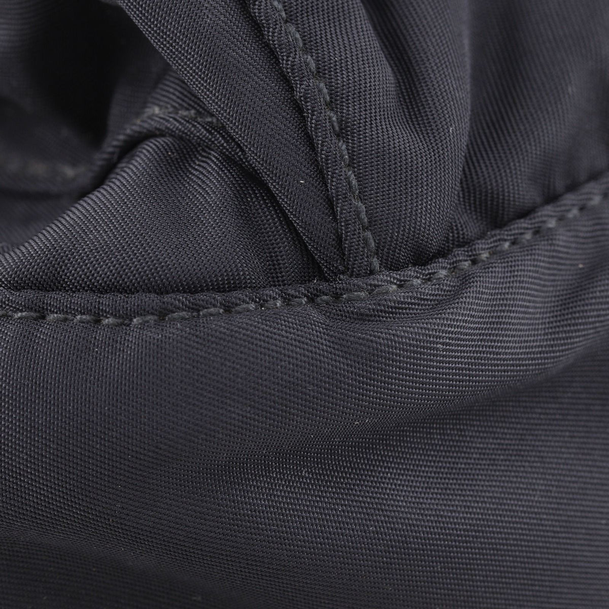 Prada Logo Nylon Black Shoulder Bag — view 4