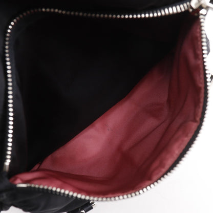 Prada Logo Nylon Black Shoulder Bag — view 6