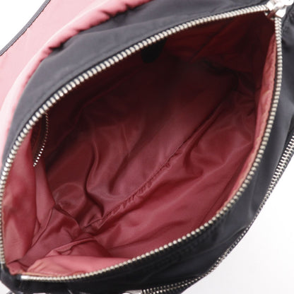 Prada Logo Nylon Black Shoulder Bag — view 5