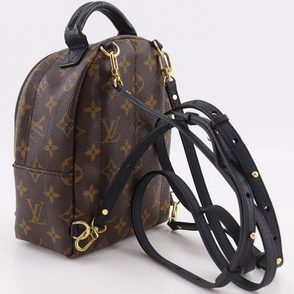 Louis Vuitton Palm Springs Backpack Mini 2-Way Shoulder Monogram Canvas Brown — view 3