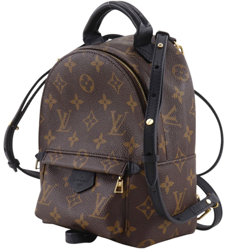 Louis Vuitton Palm Springs Backpack Mini 2-Way Shoulder Monogram Canvas Brown — view 2