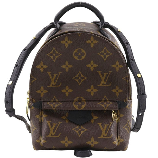 Louis Vuitton Palm Springs Backpack Mini 2-Way Shoulder Monogram Canvas Brown