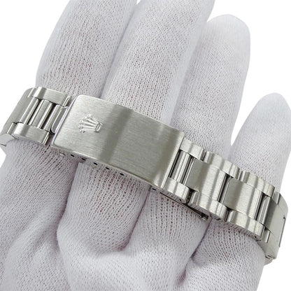 Rolex Oyster Perpetual Date Watch Automatic Stainless Steel Silver Blue — view 5
