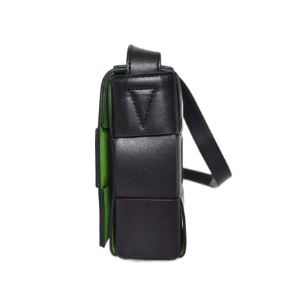 Bottega Veneta Cassette Shoulder Bag Intrecciato Black — view 3