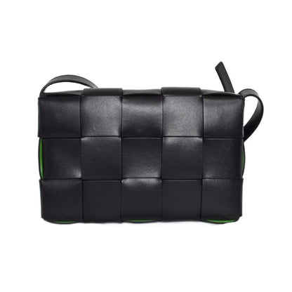 Bottega Veneta Cassette Shoulder Bag Intrecciato Black — view 2