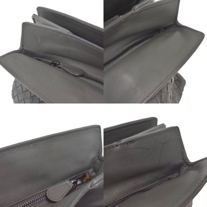 Bottega Veneta Intrecciato Nappa Medium Top Handle Shoulder Bag 2-Way Gray — view 8
