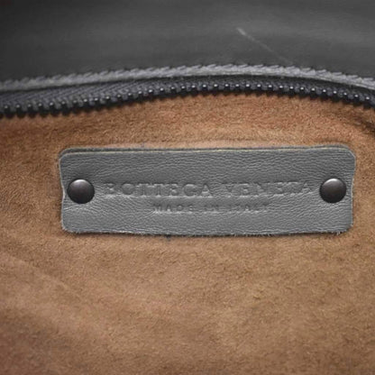 Bottega Veneta Intrecciato Nappa Medium Top Handle Shoulder Bag 2-Way Gray — view 5