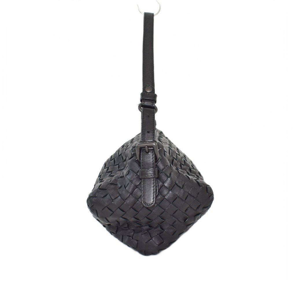 Bottega Veneta Intrecciato Handbag Bag Black — view 3