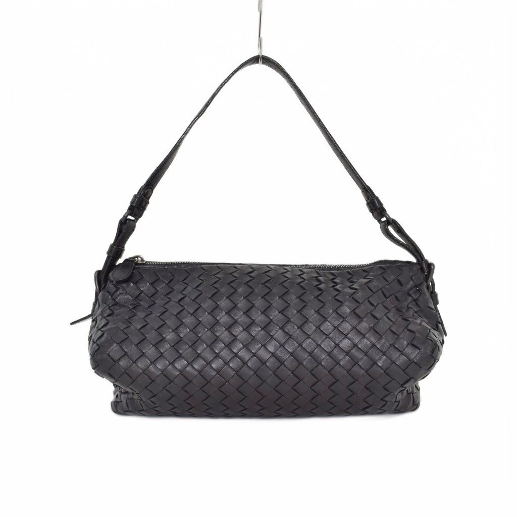 Bottega Veneta Intrecciato Handbag Bag Black