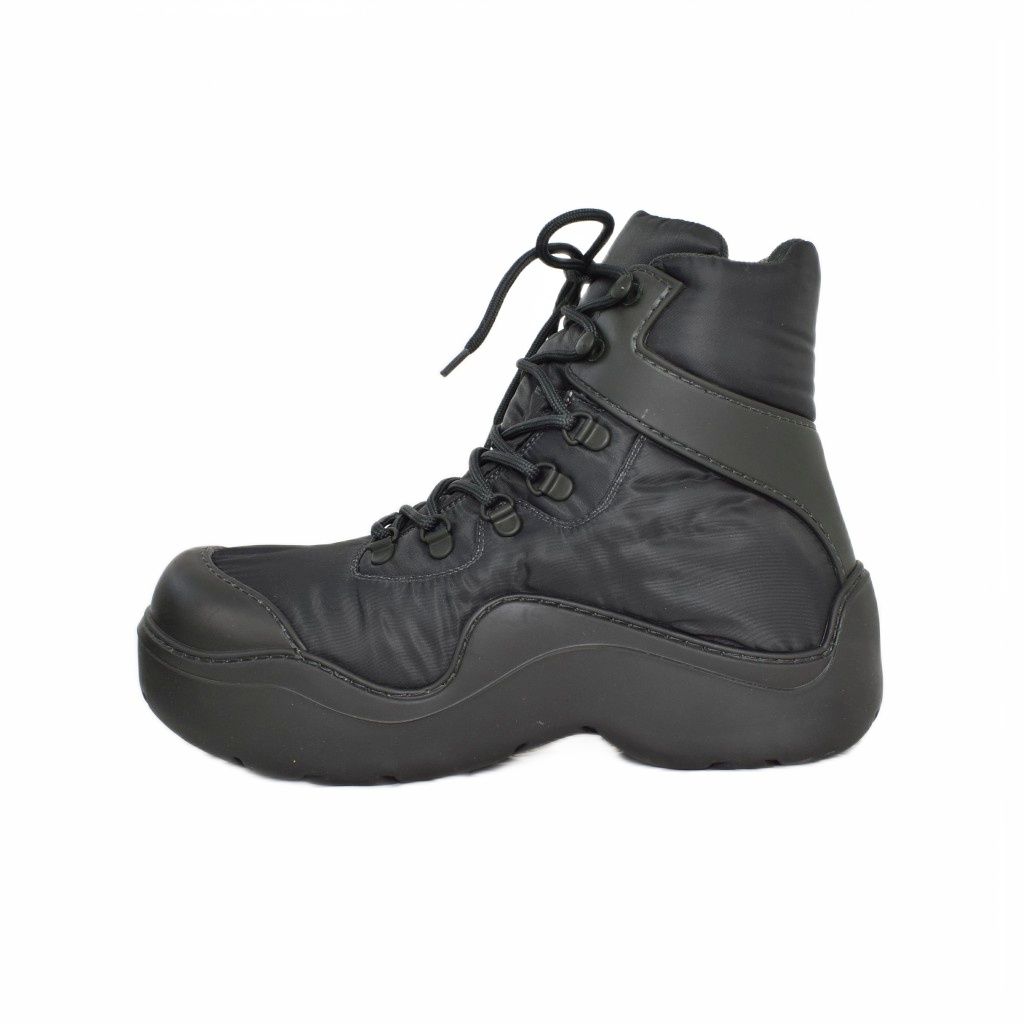 Bottega Veneta Puddle Ankle Boots Bomber Paddle Boots Black — view 2