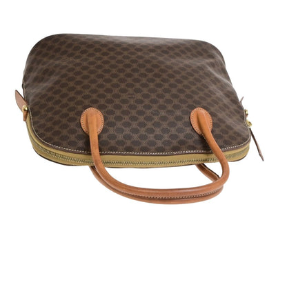 Celine Macadam Handbag Brown Leather — view 5