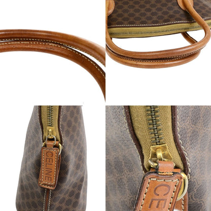 Celine Macadam Handbag Brown Leather — view 8