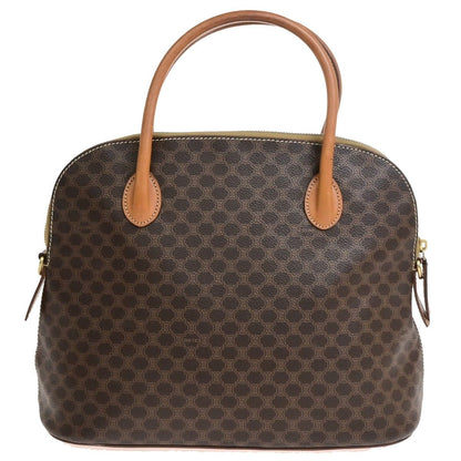 Celine Macadam Handbag Brown Leather — view 3