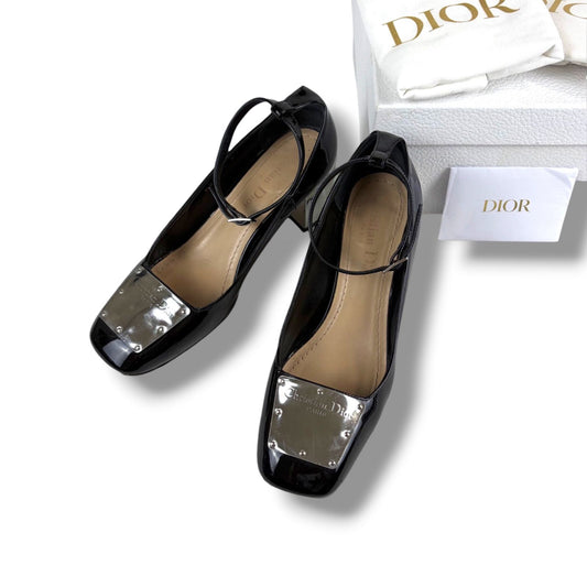 Dior la Parisienne D Square Toe Pumps Ballet Core Heels
