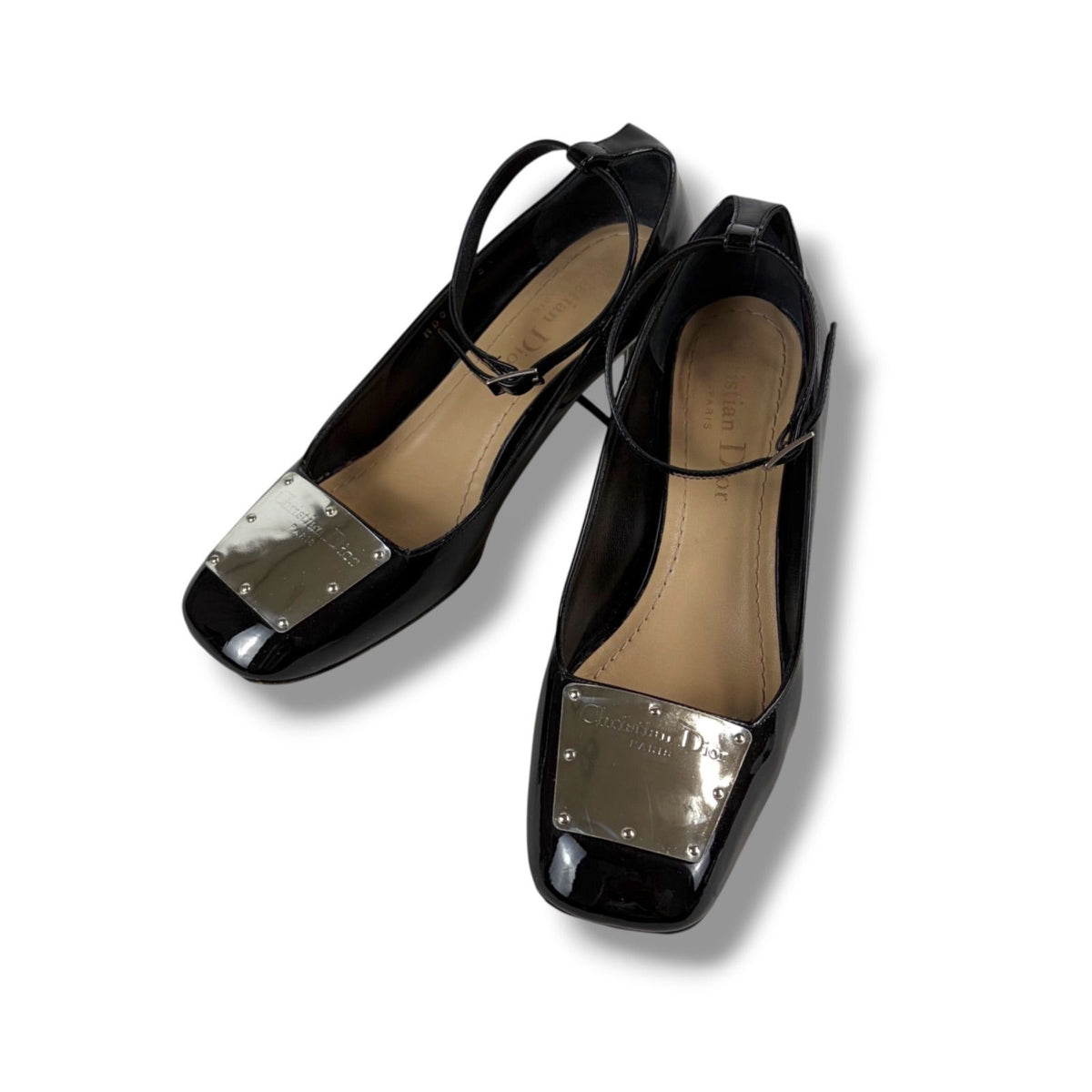 Dior la Parisienne D Square Toe Pumps Ballet Core Heels — view 2