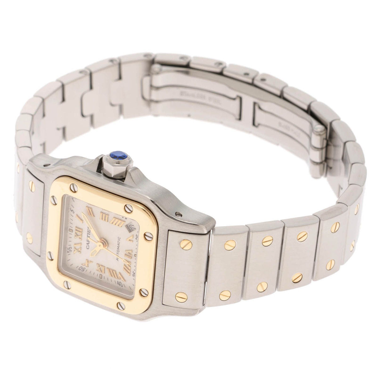 Cartier Watch Santos Galbee Silver Stainless Steel Automatic — view 3