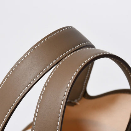Hermes Picotin Lock PM Cargo Handbag Etoupe Ecru Toilegoeran Silver — view 7