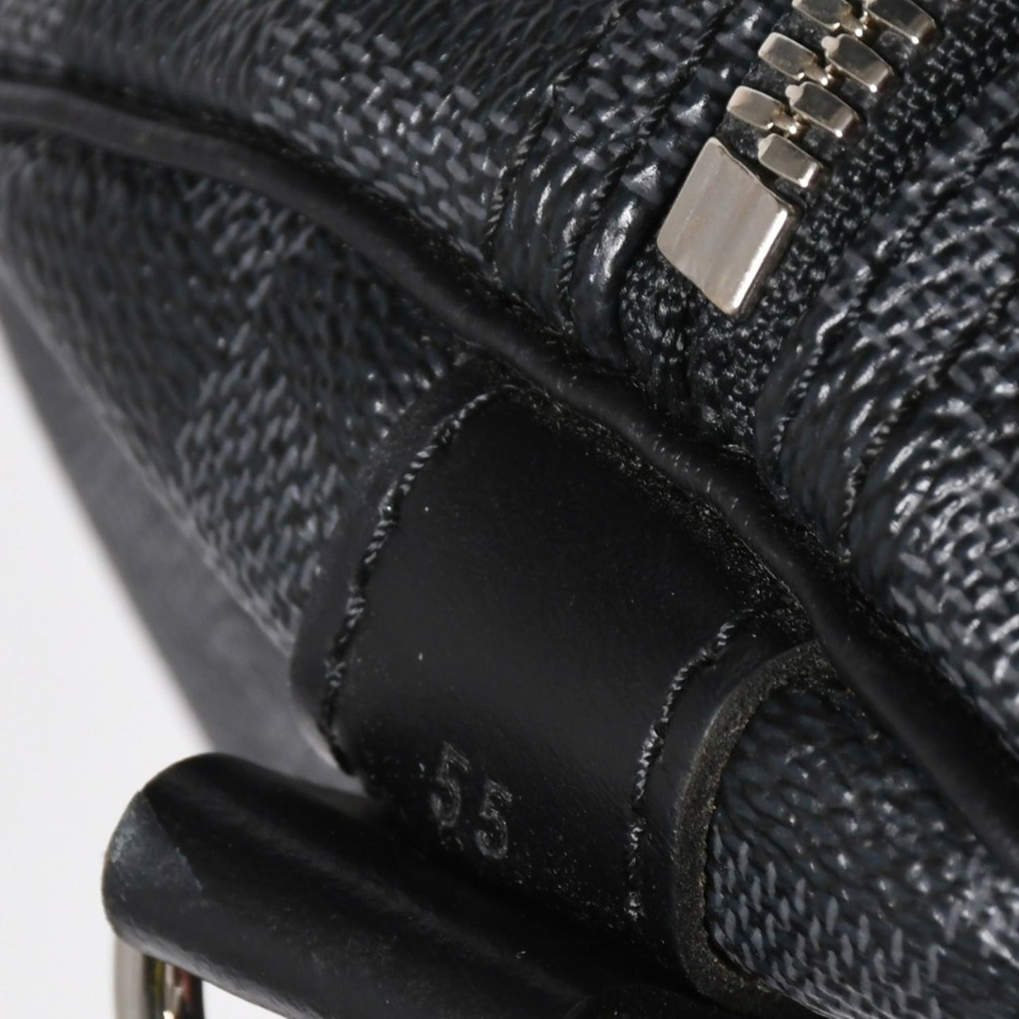Louis Vuitton Keepall Bandouliere 55 Boston Bag Damier Graphite Black — view 5