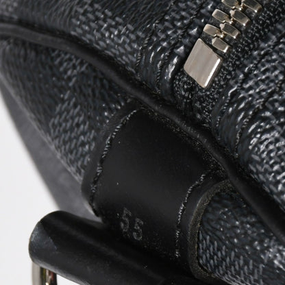 Louis Vuitton Keepall Bandouliere 55 Boston Bag Damier Graphite Black — view 5