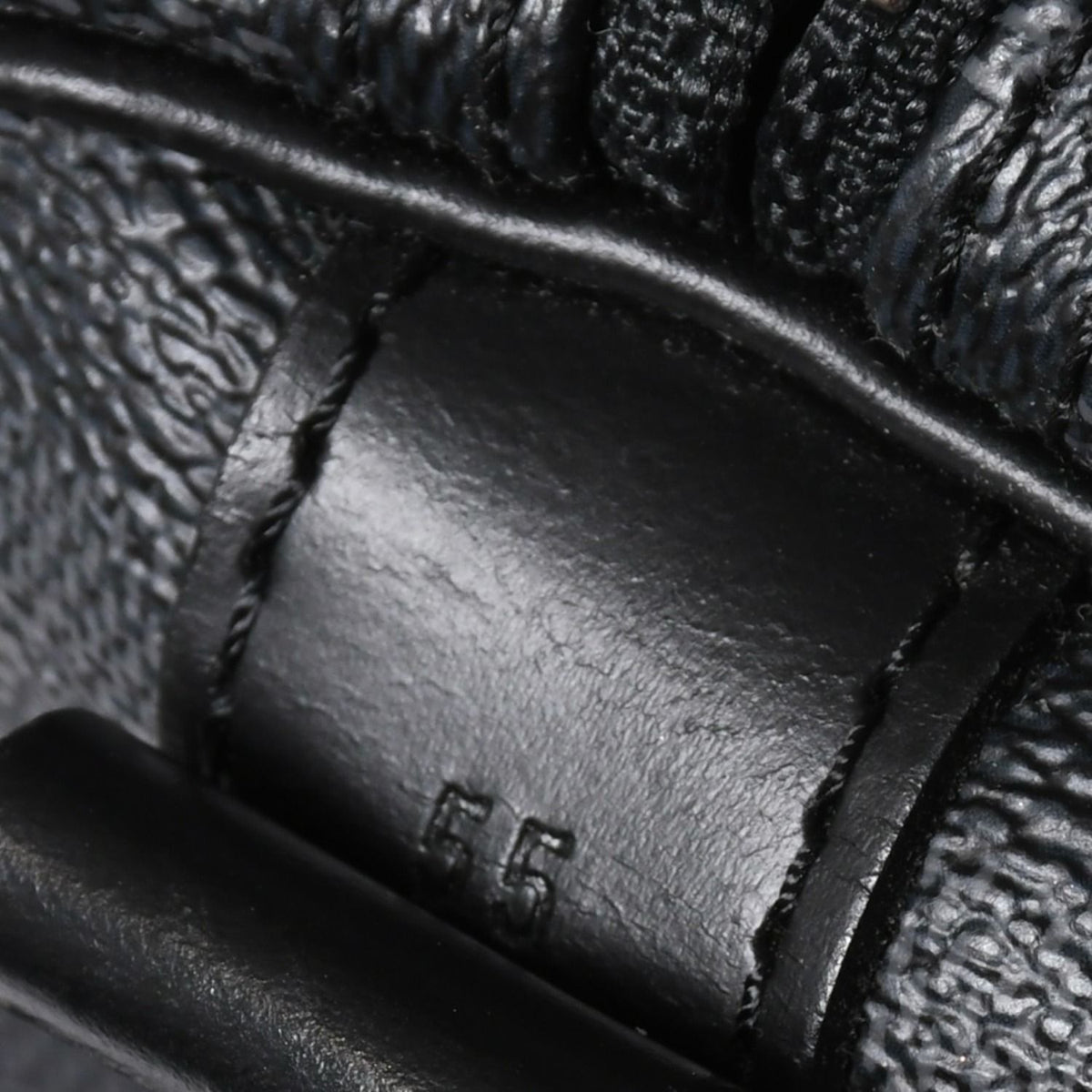 Louis Vuitton Keepall Bandouliere 55 Boston Bag Damier Graphite Black — view 6
