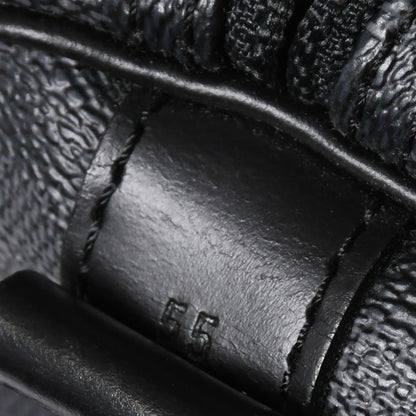Louis Vuitton Keepall Bandouliere 55 Boston Bag Damier Graphite Black — view 6