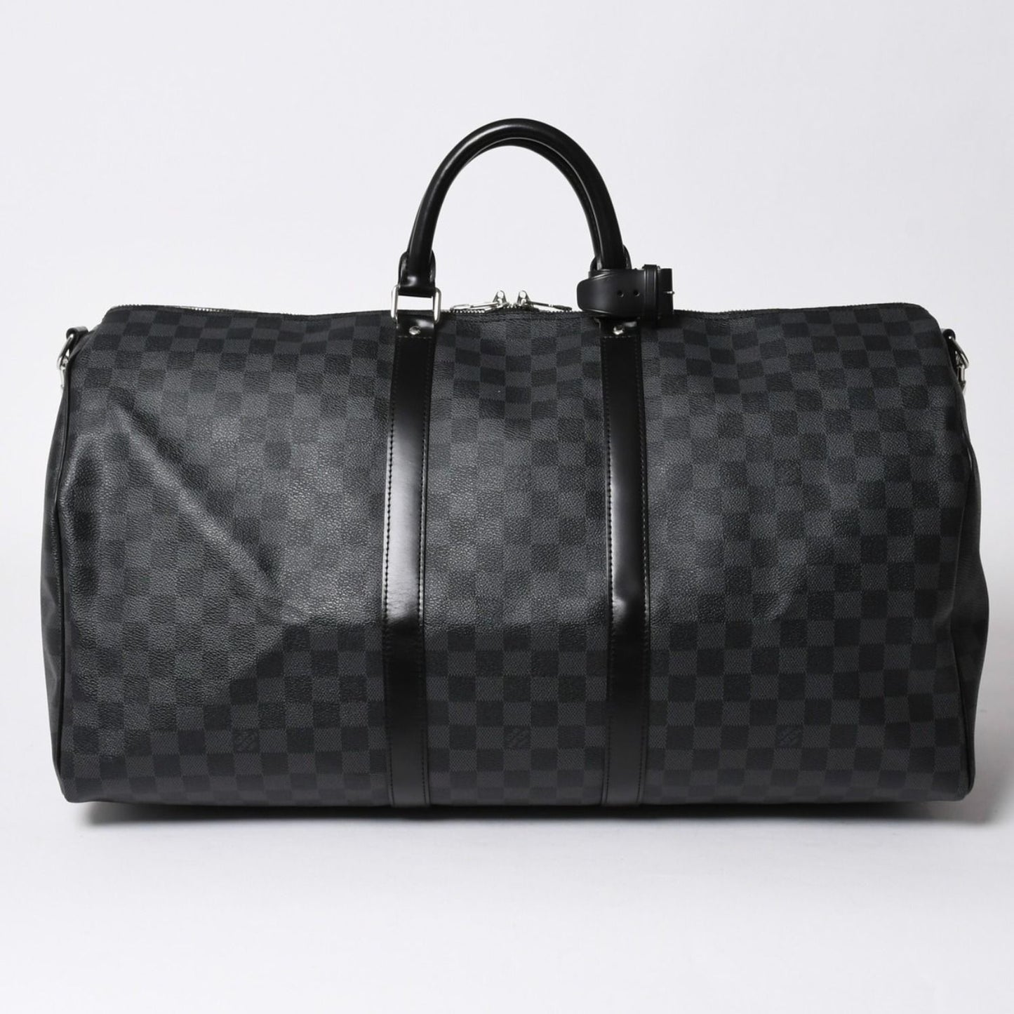 Louis Vuitton Keepall Bandouliere 55 Boston Bag Damier Graphite Black — view 2