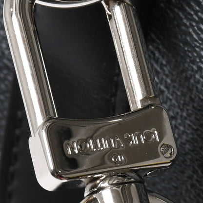Louis Vuitton Keepall Bandouliere 55 Boston Bag Damier Graphite Black — view 5