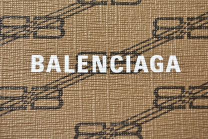 Balenciaga Multi Pouch Clutch BB Monogram Round Brown — view 2