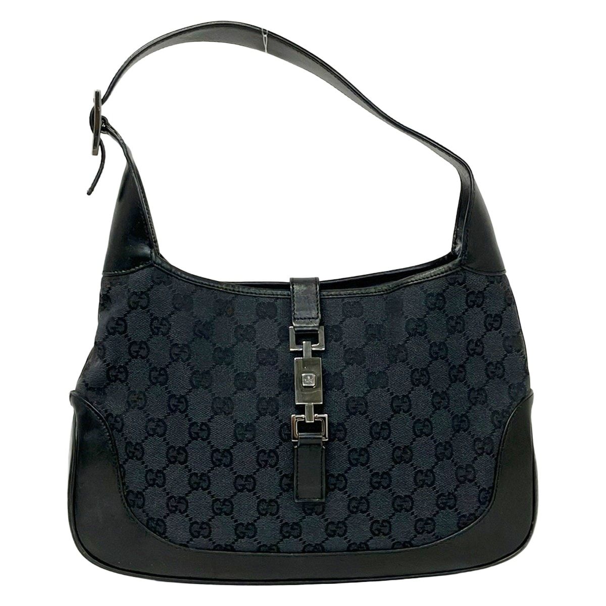 Gucci Shoulder Bag Jackie Black Leather