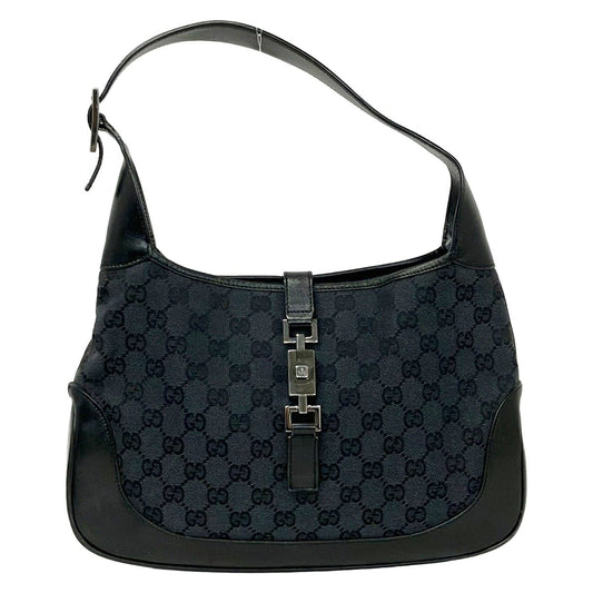 Gucci Shoulder Bag Jackie Black Leather