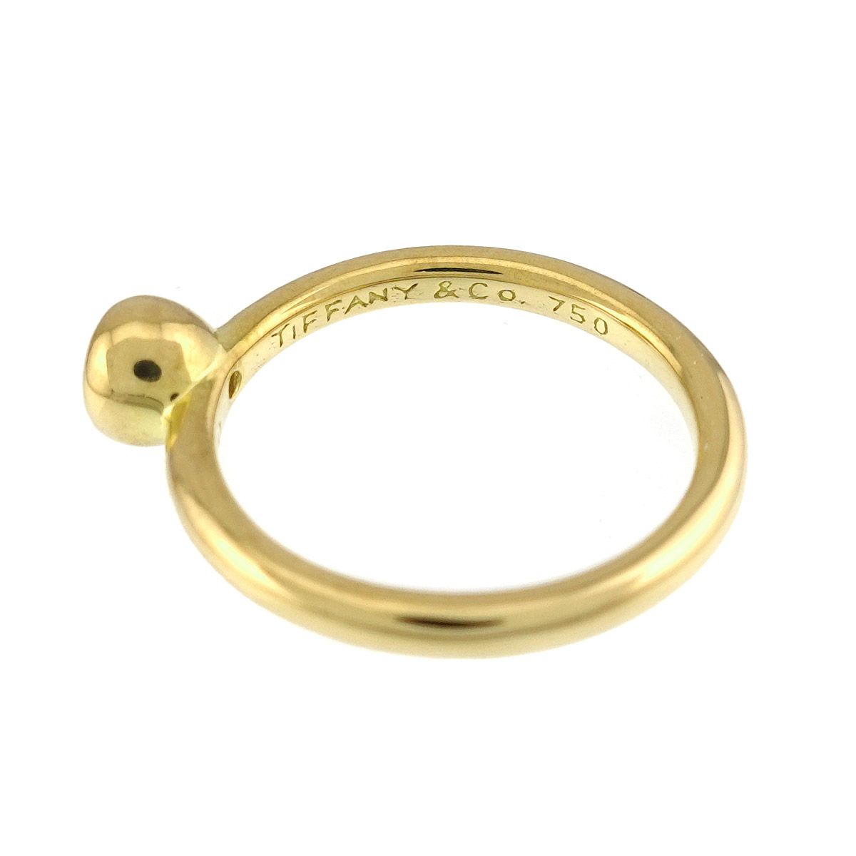Tiffany & Co Ring Sapphire 18k Yellow Gold — view 3