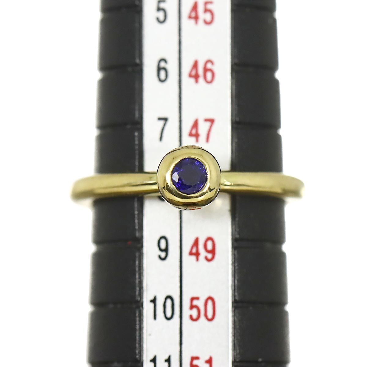 Tiffany & Co Ring Sapphire 18k Yellow Gold — view 6
