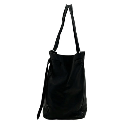 Celine Tote Cabaphantom Small with Belt Black Leather — view 4
