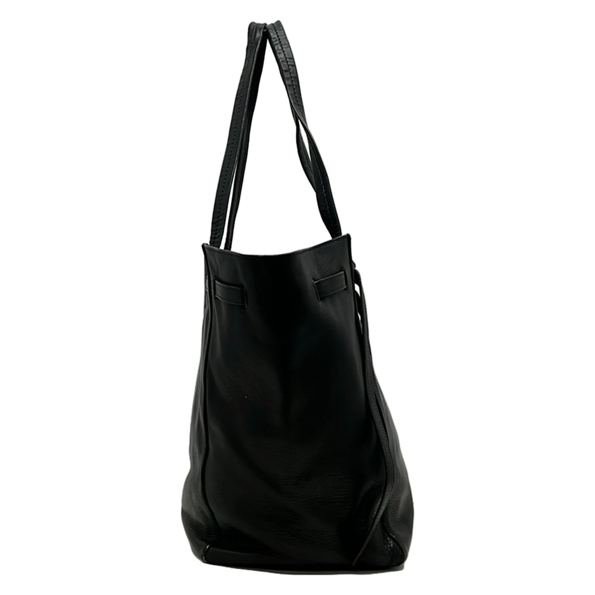 Celine Tote Cabaphantom Small with Belt Black Leather — view 2