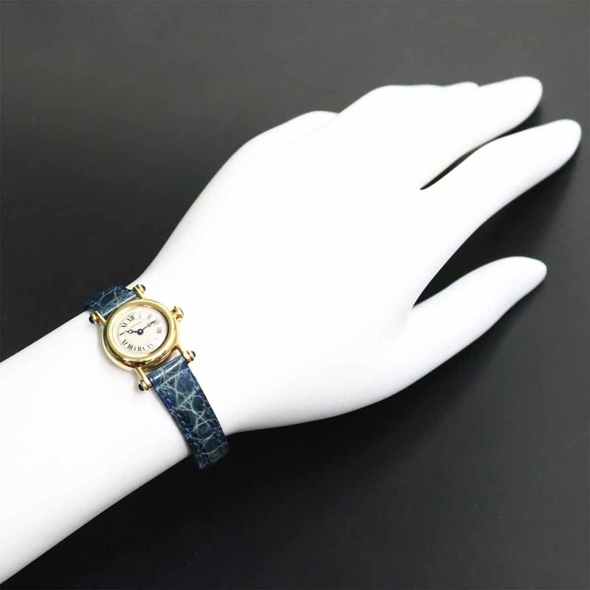 Cartier Mini Diabolo Watch 18k Yellow Gold 750 Quartz — view 3