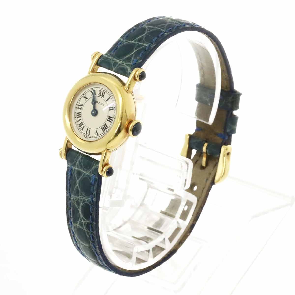 Cartier Mini Diabolo Watch 18k Yellow Gold 750 Quartz — view 2