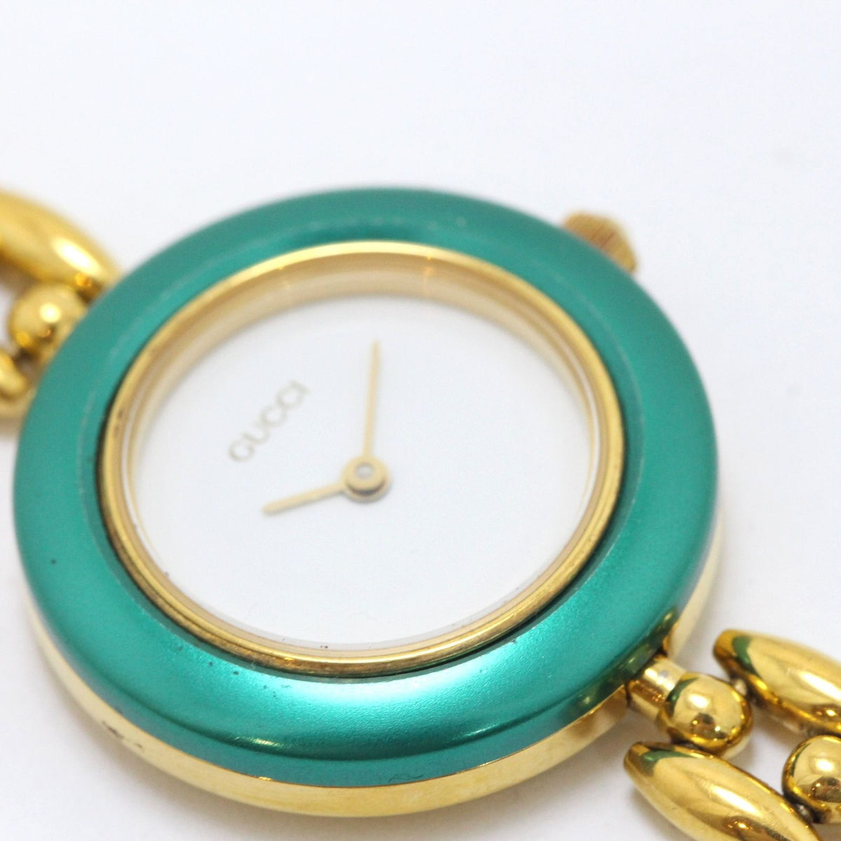 Gucci Change Bezel Watch Chain Bracelet 11/12.2 White Dial Quartz — view 7