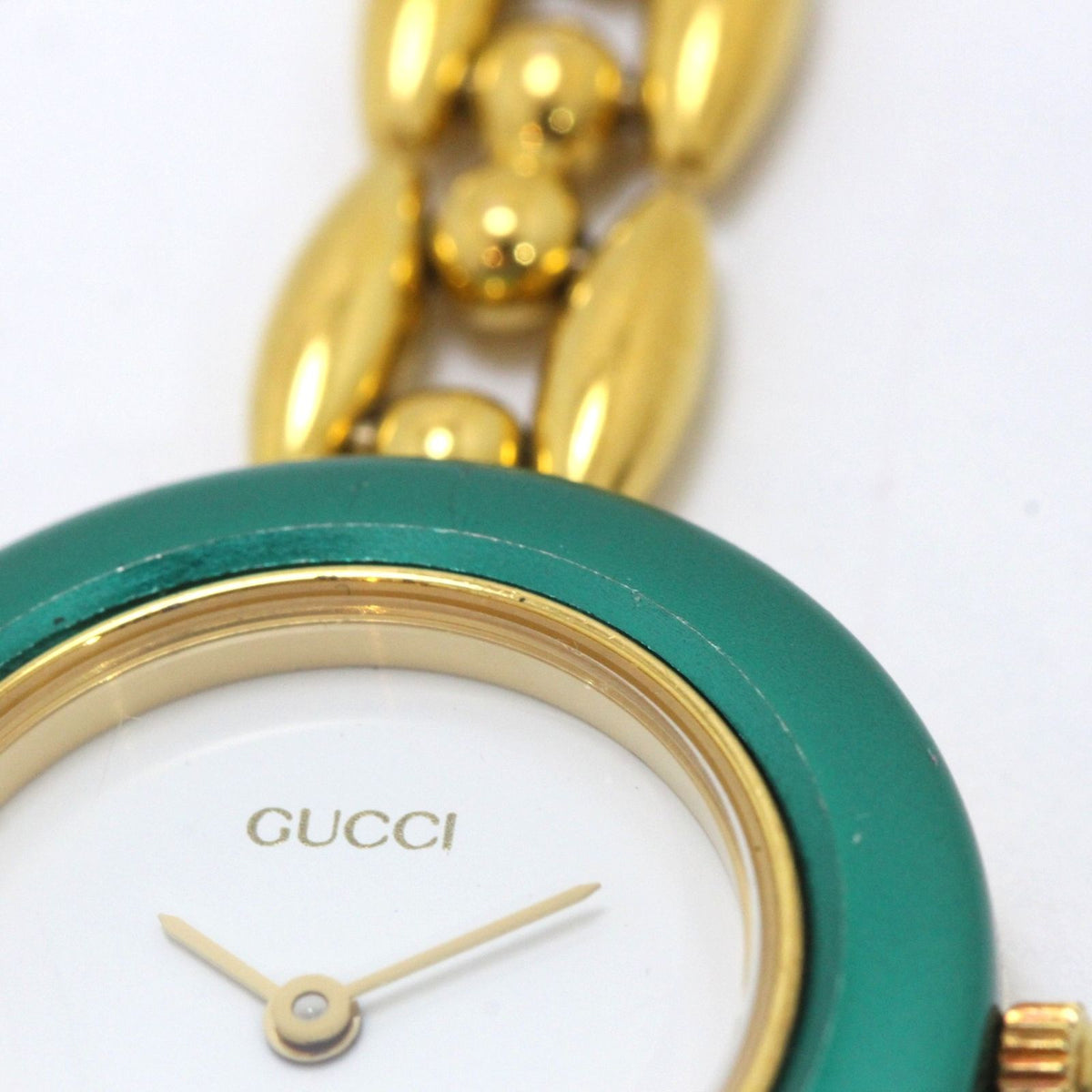 Gucci Change Bezel Watch Chain Bracelet 11/12.2 White Dial Quartz — view 8
