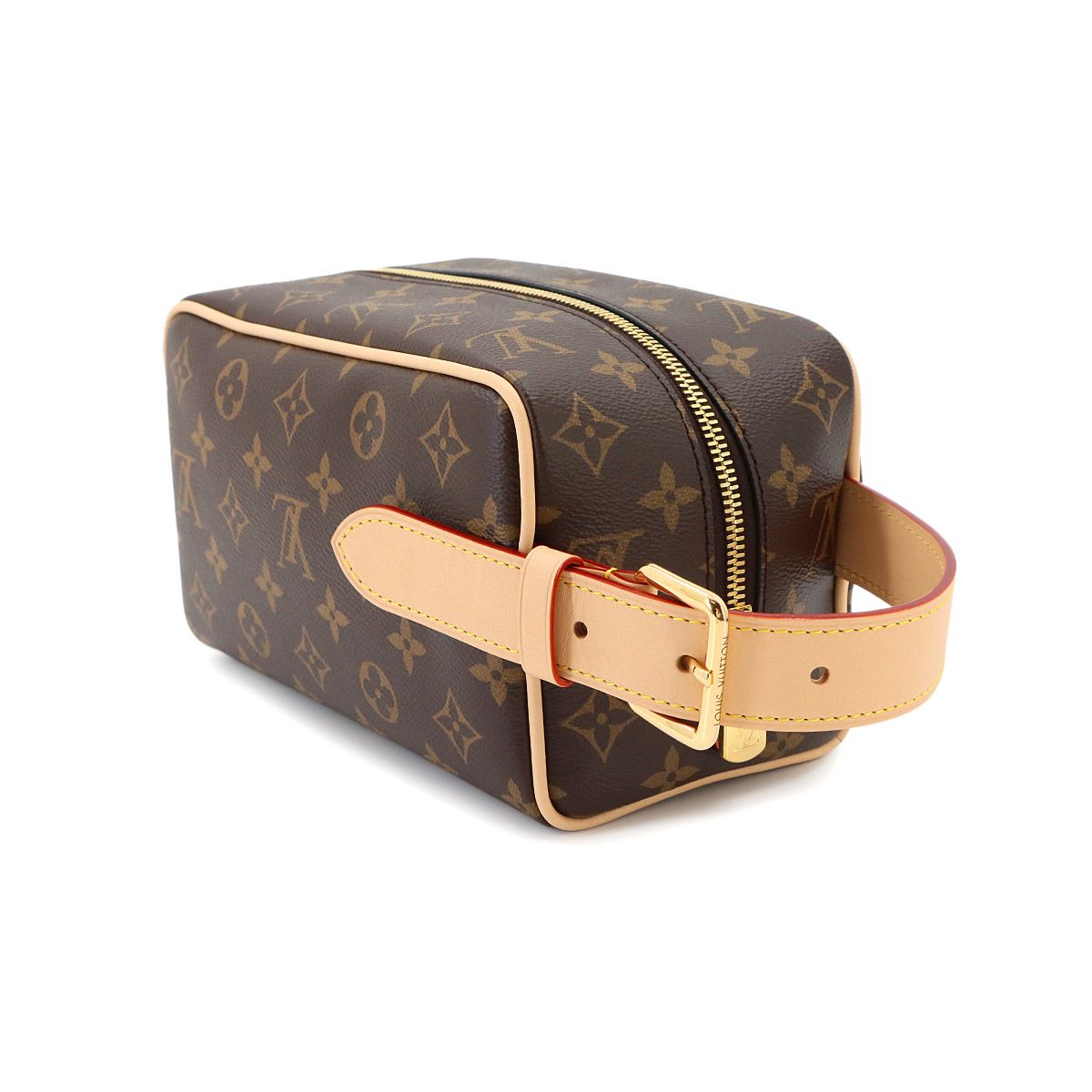 Louis Vuitton Monogram Rocker Dopp Kit Hand Bag Brown — view 3