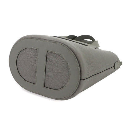Hermes in the Loop 23 Hand Bag Taurillon Clemence Swift Gris Meyer Silver — view 5