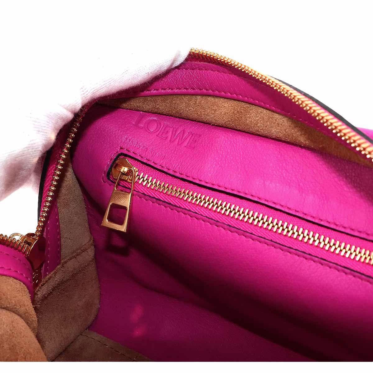 Loewe Amazona 23 2-Way Bag Leather Pink Gold — view 7