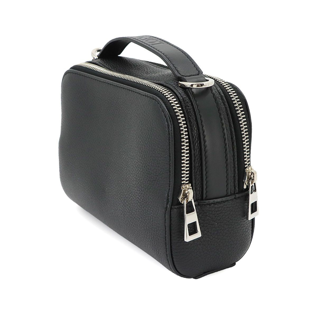 Loewe Crossbody Camera Bag Mini 2-Way Leather Black — view 3