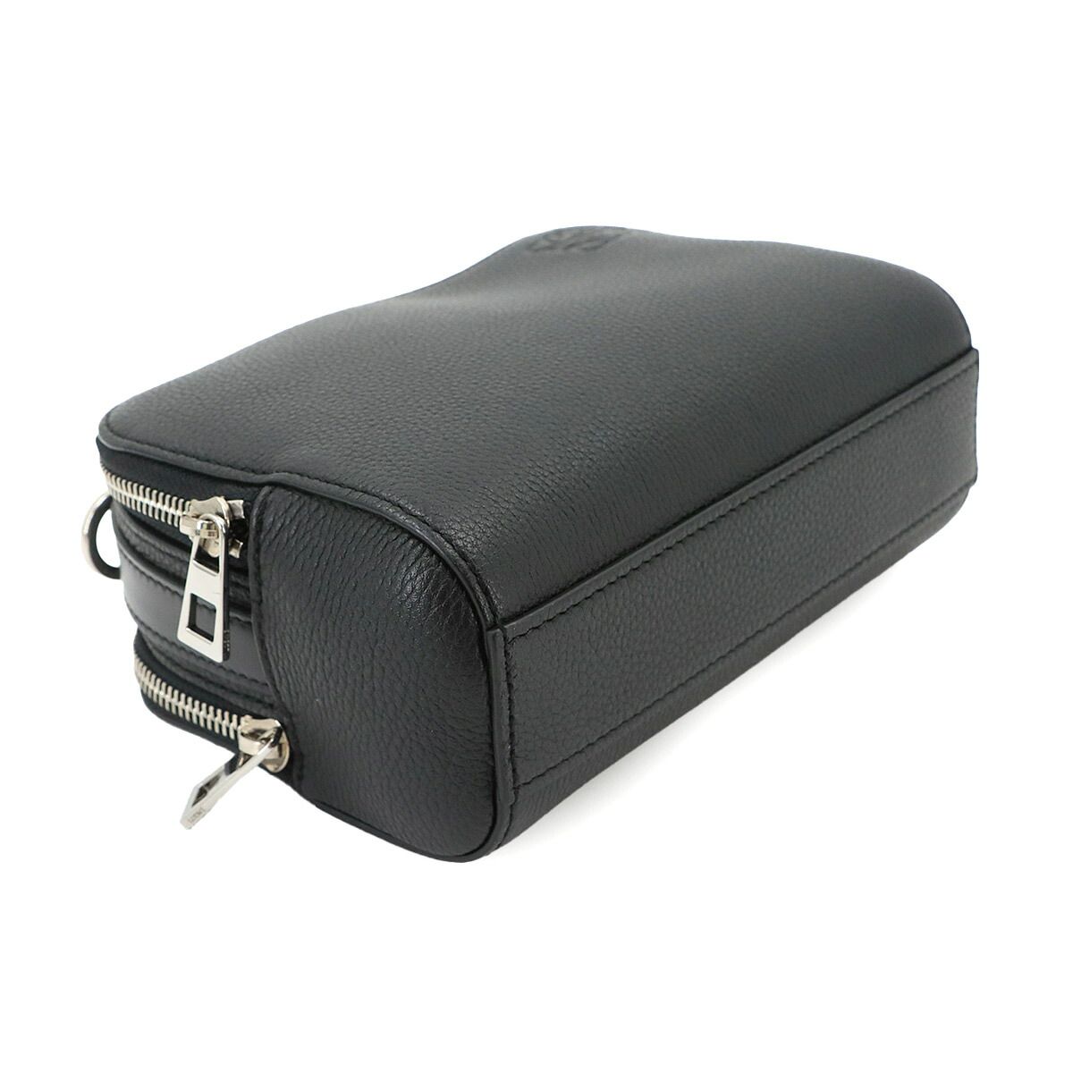Loewe Crossbody Camera Bag Mini 2-Way Leather Black — view 4