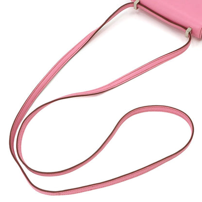 Hermes Constance 14 Micro Shoulder Bag Swift Pink Silver — view 5